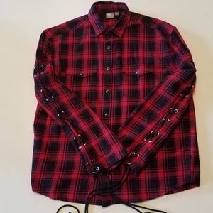 Asos Design button down check shirt